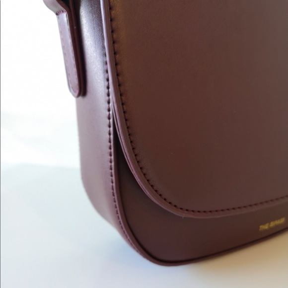 Burgundy shoulder bag - Picture 5 of 8
